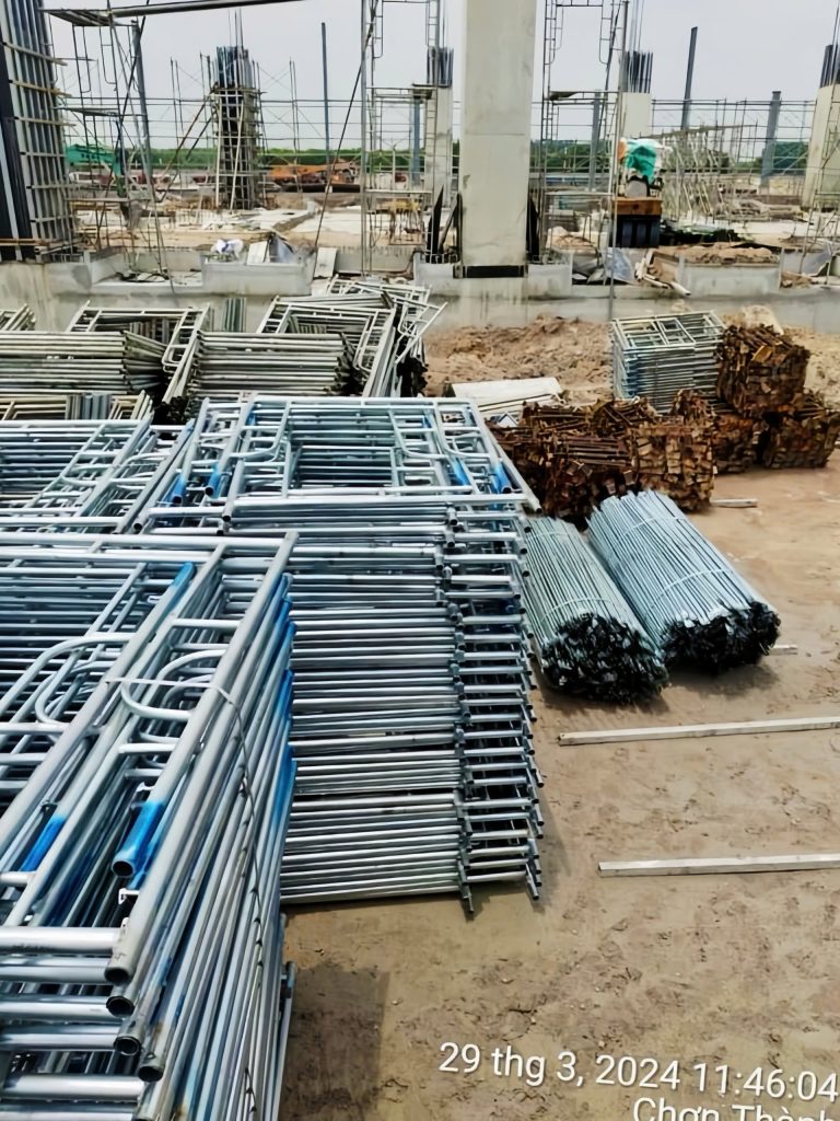 giàn giáo h tại công trình